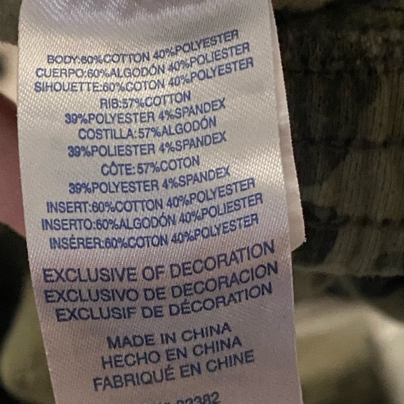 Champion Long Sleeve Black Shirt with Army print with Champion Army Sweat Pants - Picture 12 of 16